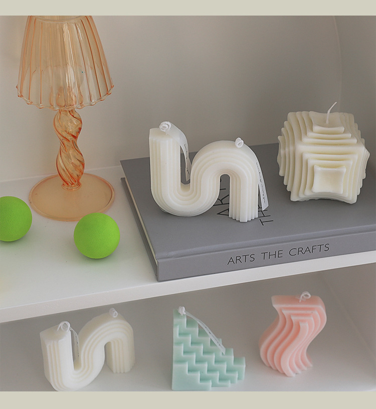 Geometric shape of ins candle aromatherapy ornaments pic 10