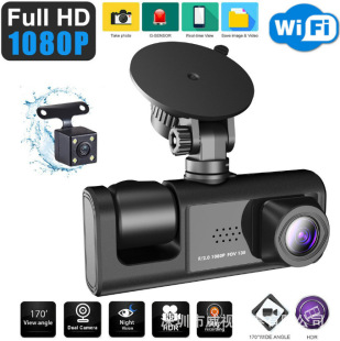 Z30行车记录仪wifi双镜头GPS高清2160P夜视360度全景详情5