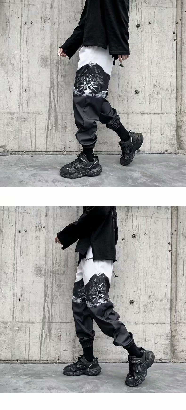 In autumn, Instagram influencers are known for their trendy sportswear and casual pants, trendy skinny pants, and Korean-style hip-hop street dance pants pic 4