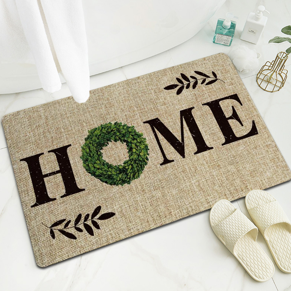 跨境亚马逊爆款数码印花橡胶地垫入户门厅地毯家用门口入门脚垫子详情21