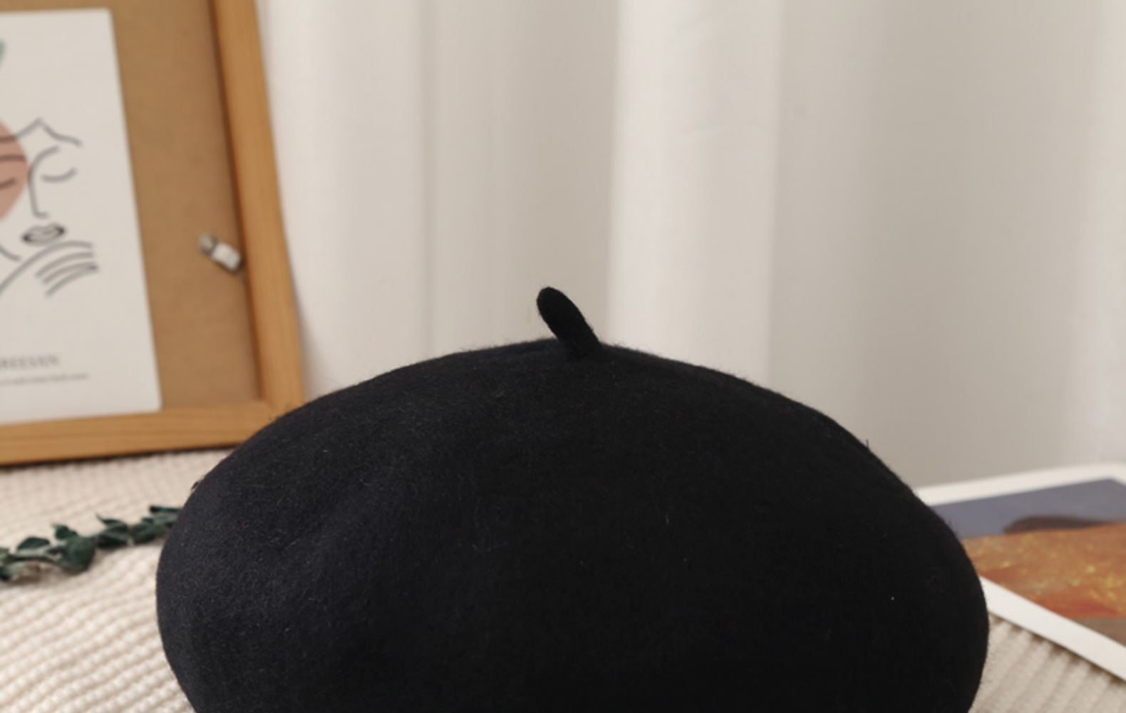 帽子女时尚秋冬羊毛贝雷帽韩国画家帽女生蓓蕾帽文艺百搭南瓜帽冬详情28