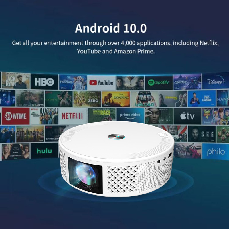 Cross-border Z8 Overseas Android 32G high-definition projector for home use, portable wireless screen projection, mobile phone wifi, home theater pic 21