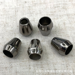 现货直销 2.0CM长黑色白色塑料吊钟 雨衣无盖吊钟 长吊钟穿绳扣详情7