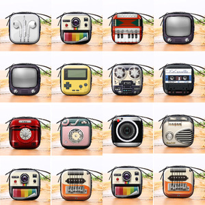 新年马口铁零钱包圆形耳机包零钱硬币儿童龙年主题礼品耳机收纳包详情6