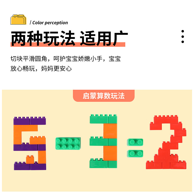 Kindergarten educational building blocks start early education, creative DIY assembly and construction, small particle building blocks cross-border wholesale, Hualong Toys pic 5