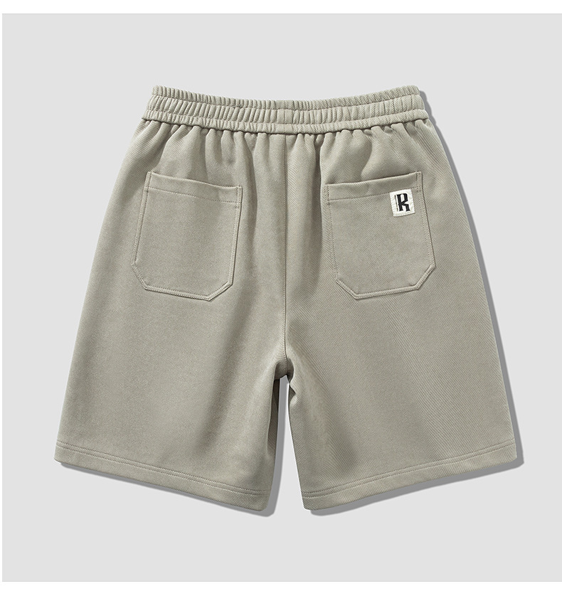 男士大码薄款冰丝短裤男加肥加大卫裤男外穿运动休闲沙滩裤子代发详情42