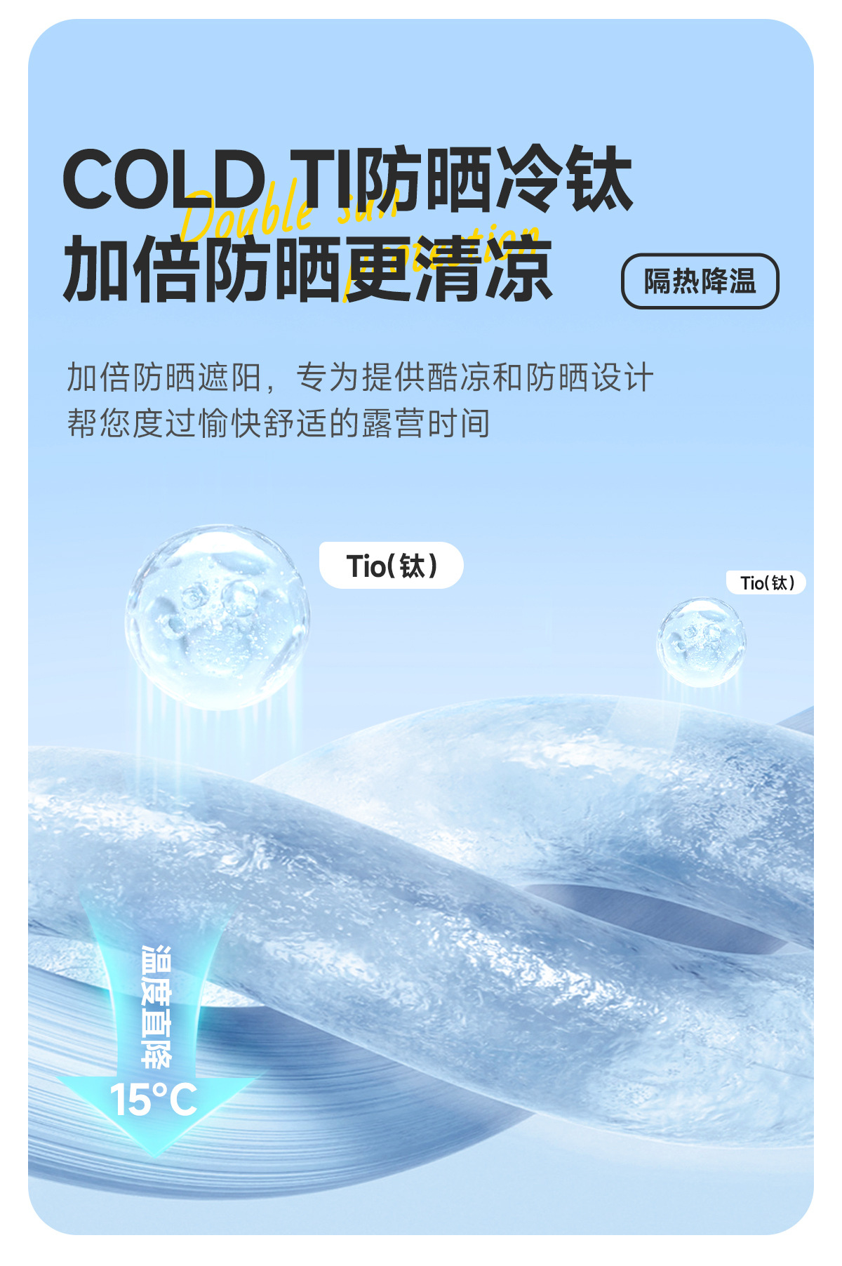 黑胶天幕帐篷户外大号露营全套装备野营野餐便携式八角防晒遮阳棚详情4