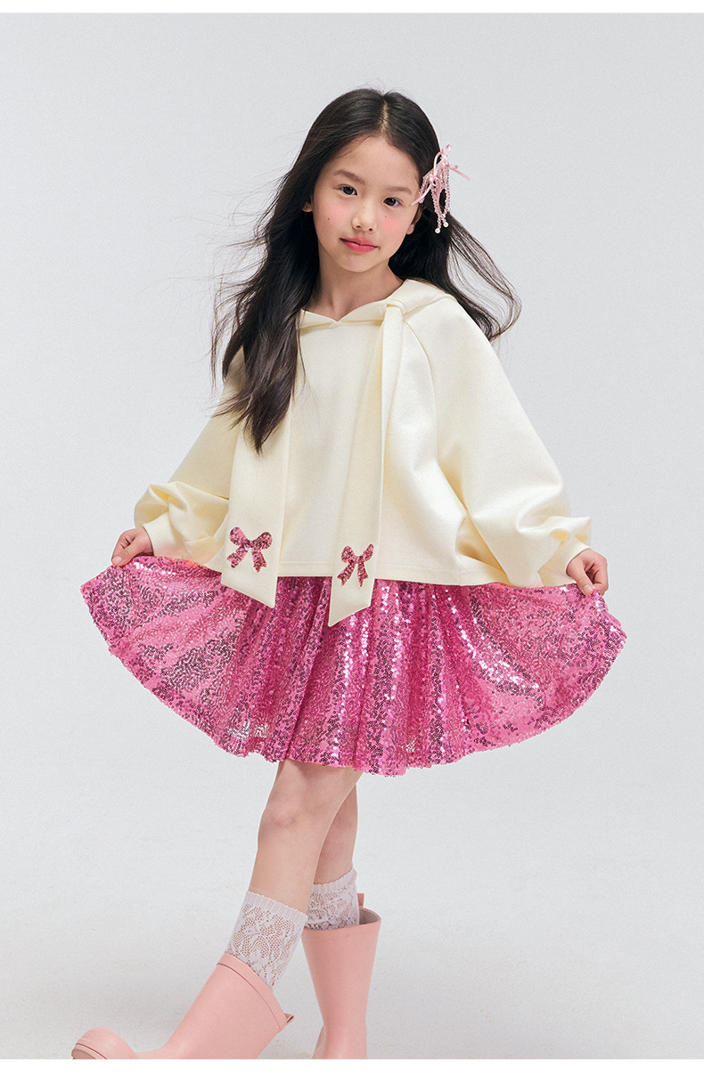 女童卫衣春款2025新款洋气小女孩长袖圆领衣服儿童时髦套头上衣详情10