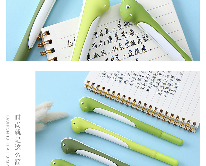 Nueva llegada zhongfan ZF2062 creativo animal pluma neutral dibujos animados dinosaurio styling pluma estudiante papelería firma pluma al por mayor pic 16