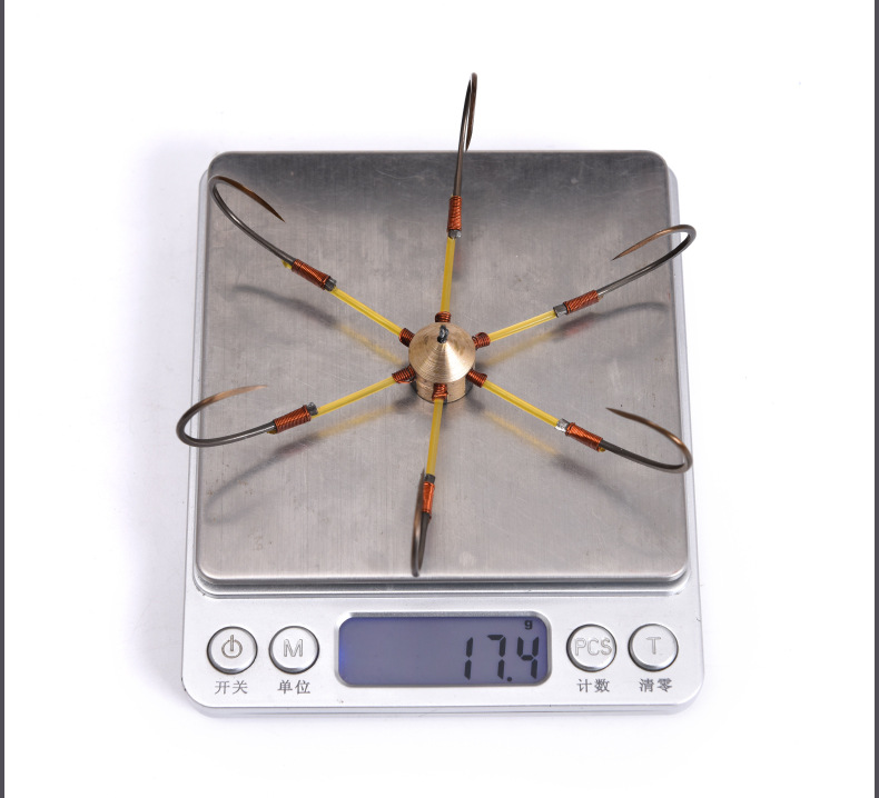 Hexagonal anchor hook, high-carbon steel fishhook, wool hook, crab hook pic 14