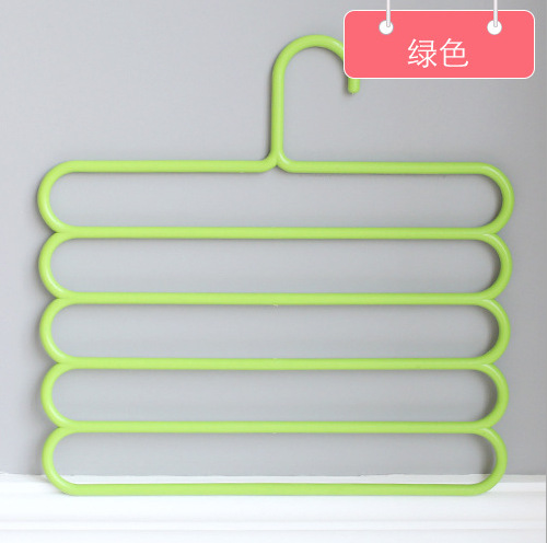 现代简约塑料日用百货绿色咖啡色白色蓝色粉红色衣架一手货源详情11