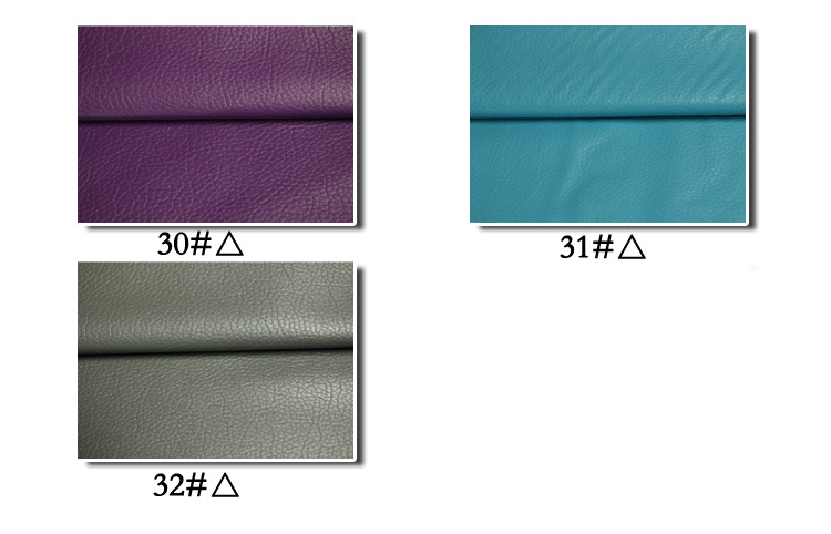Factory stock: Textured base PU large lychee pattern leather fabric, bedside soft packaging decorative leather seat cushion sofa artificial leather pic 15