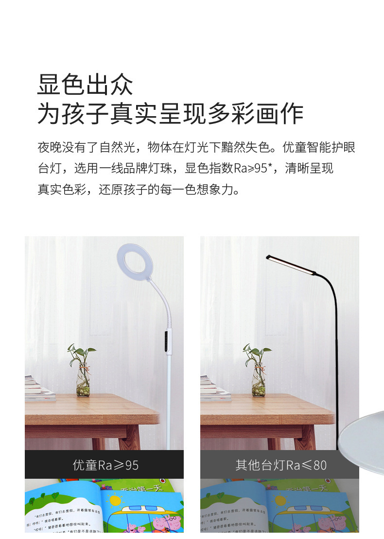 简约led折叠落地护眼台灯定制 卧室客厅书房学习钢琴落地台灯厂家详情6