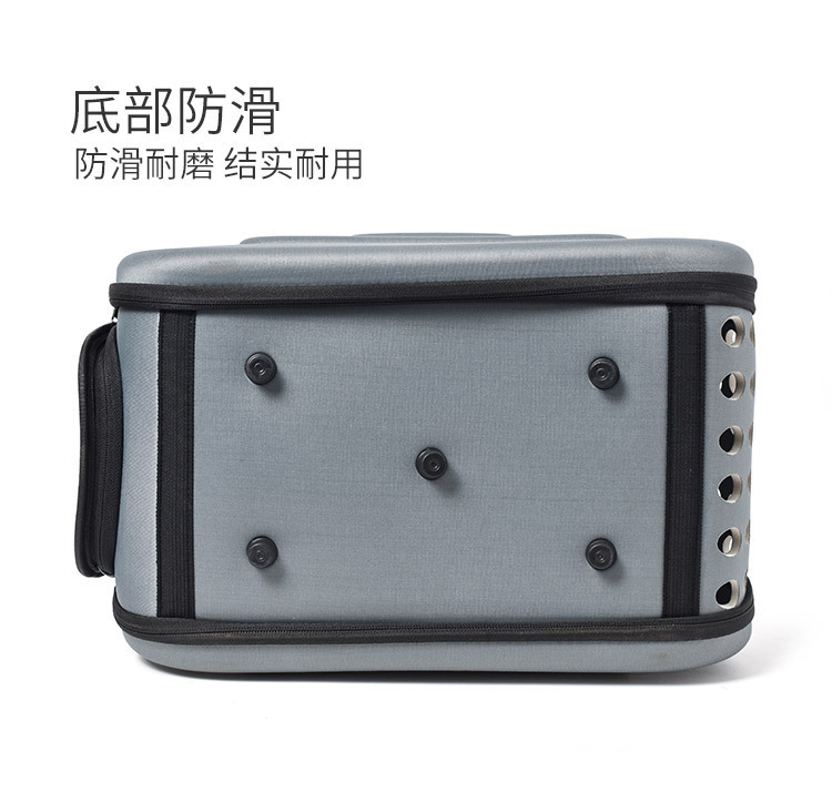 Pet supplies such as dog cages can be carried out with small cat and dog cages. Foldable, portable, breathable, crossbody bag for cross-border use pic 15