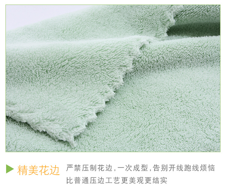 Low-density, medium-density and high-density coral fleece plain square towels, soft absorbent baby handkerchiefs, hand towels, home cleaning cloths pic 10