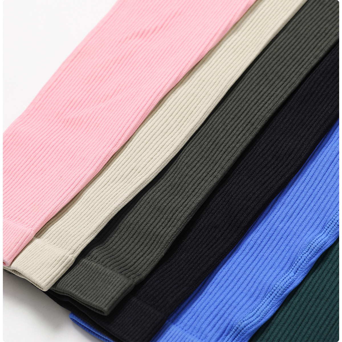 Spring European and American seamless one-piece yoga dress, dance belly tightening and body shaping exercise elastic tight one-piece dress 6848 pic 52