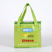 Hot-pressed folding laminated non-woven fabric bags, hand-held bags, gift bags, takeout handbags, promotional shopping bags, printed logos pic 5