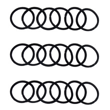 Cross-border solid-color crystal satin hair tie, elegant headwear, simple hair tie, hair accessory, small hair band, large fat intestine hair band pic 2