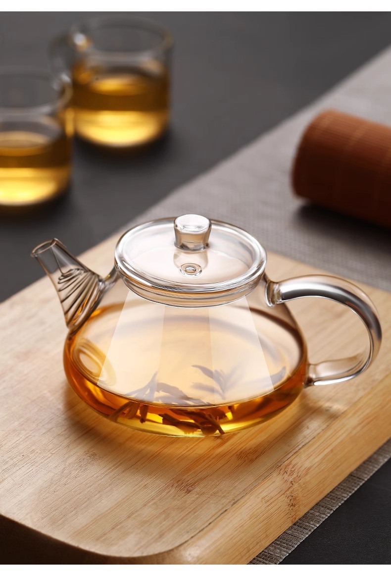 直销耐热玻璃迷你茶壶飘逸杯泡茶壶玻璃茶具茶壶过滤家用泡茶壶详情8