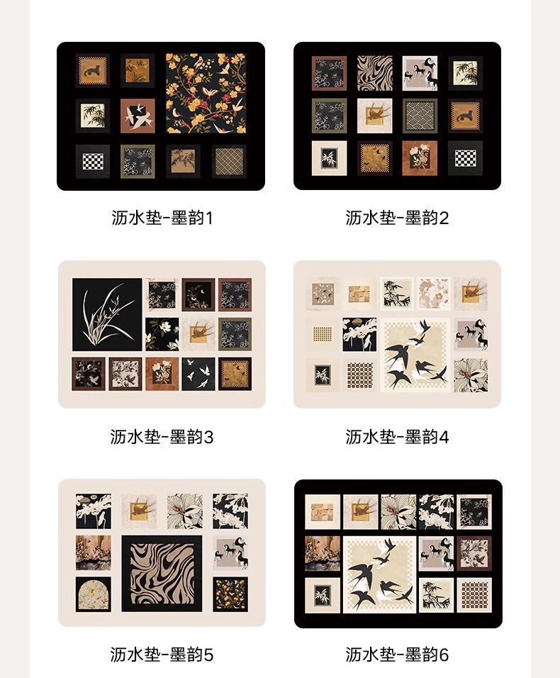 厨房台面沥水垫吧台桌面防滑吸水硅藻泥吸水垫防污餐桌干燥垫详情7