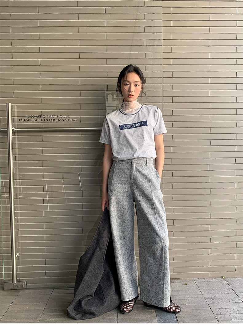 NEIHE内赫2025时尚休闲镰刀卫衣长裤子女春秋季女装新款252215详情16