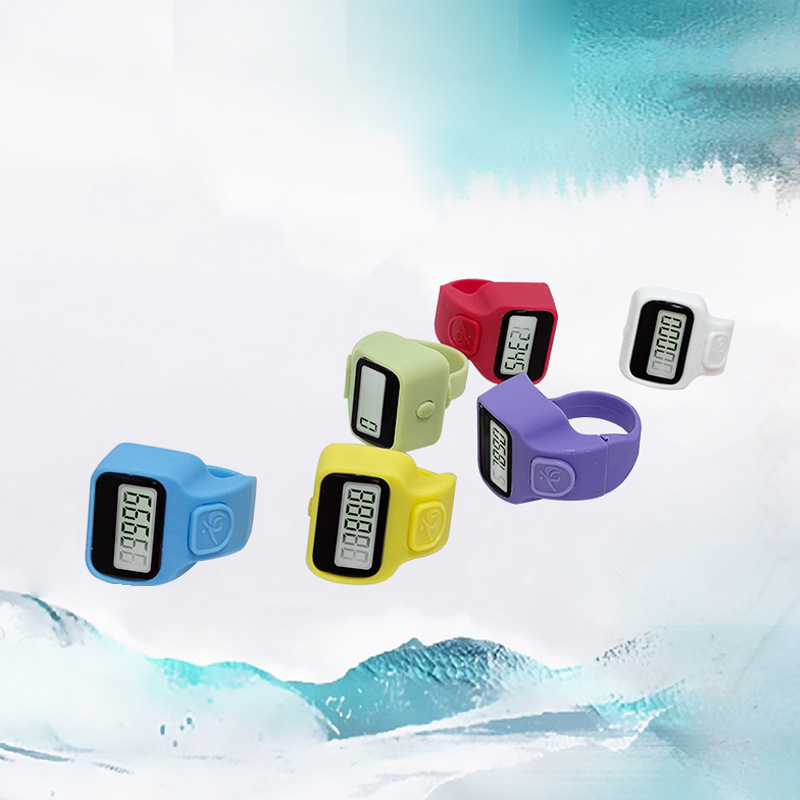 Ring counter, portable electronic counter, mini counter, pedestrian flow counter, transparent box packaging pic 8