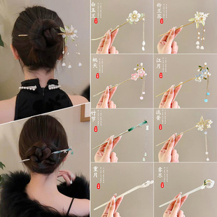 简约耐用橡皮筋女扎头发绳高弹力不伤发头绳发饰时尚马尾发圈头饰详情6