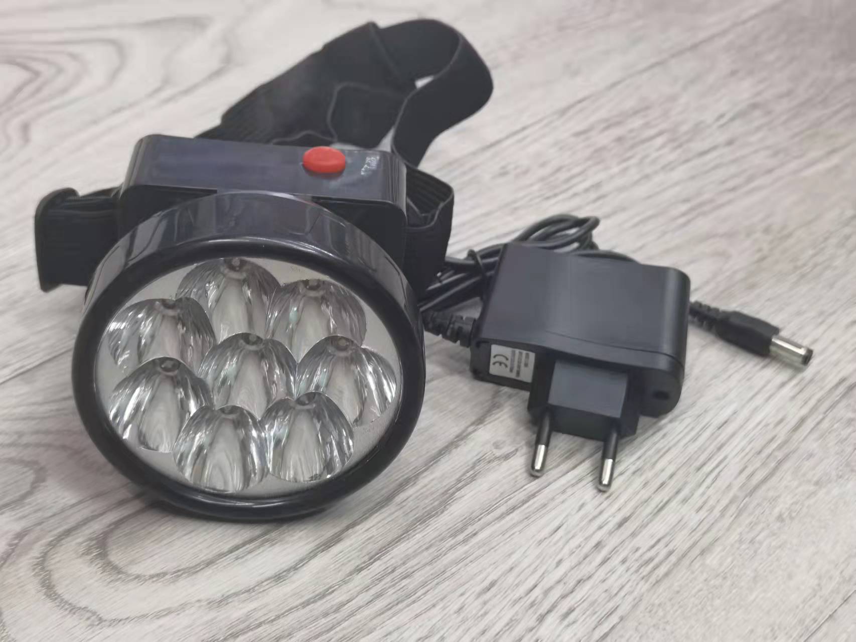 8-lamp headlamp usb charging sensor headlamp led night fishing portable strong light night running small headlamp Outdoor headlamp pic 2