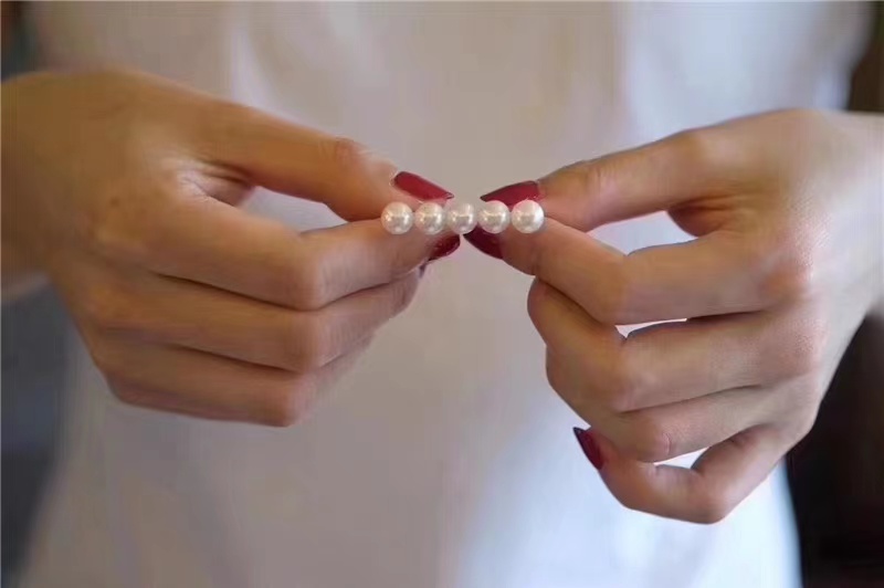 14k包金铜镀真金淡水珍珠空托戒指多珠平衡木开口戒指托新款保色详情2