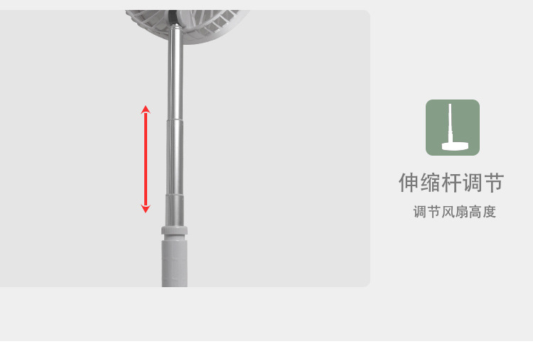 Mini folding telescopic fan, dormitory usb charging fan, silent portable fan, floor-standing desktop fan pic 11