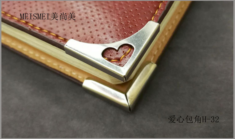 23mm small notebook metal corner protector, notebook corner accessory, cowhide notebook, photo album corner sticker, book corner protective case pic 3