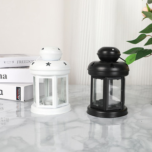 European-style simple vertical glass candlesticks in stock, romantic dining table, candlestick base, creative home decoration, home use pic 8