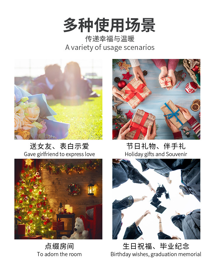 圣诞情人节礼物玫瑰熊迷你玫瑰花独角兽小号创意生日礼物女友闺蜜详情15