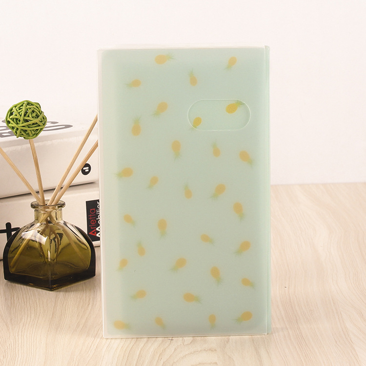 Custom-made wholesale of multi-layer student pp file bags in fruit color with 96 slots and business card holders with logo printing pic 13