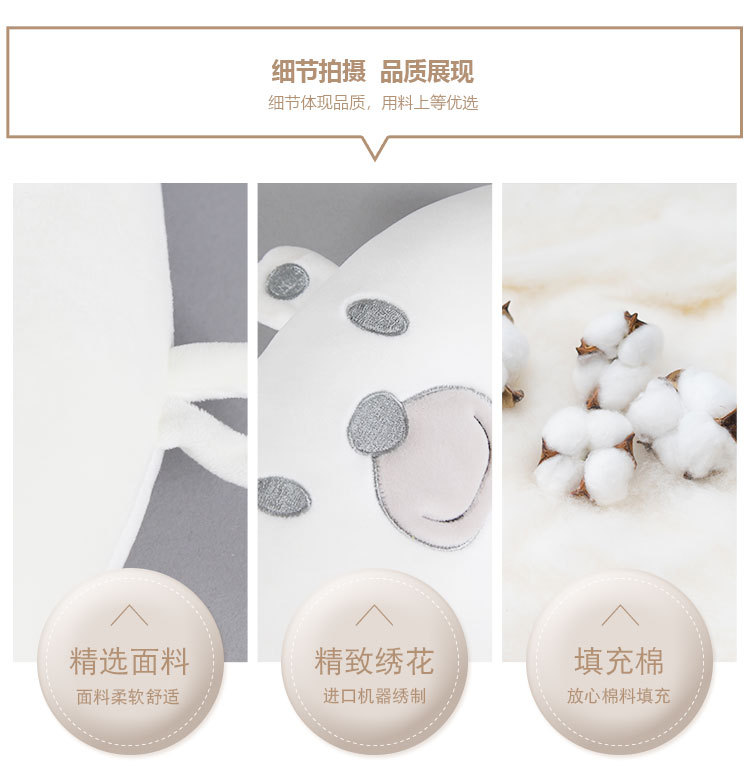 Wholesale cartoon U-shaped pillows, PP cotton-filled neck protectors, portable pillows for napping, office work and travel pic 17