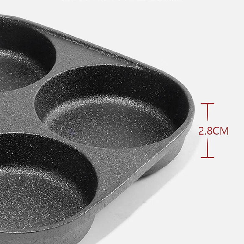 love cooking Supor Egg Frying Pan Cast Iron Uncoated Multi-functional Breakfast Pan Mini Pan Steak Frying Pan Home Egg Burger Deep Fryer pic 11