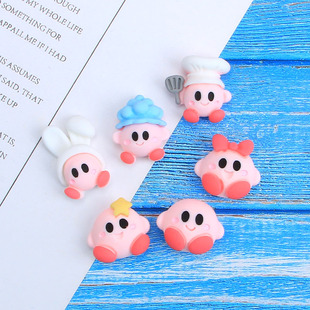 Pastoral style doughnuts, sweet and creative diy accessories, resin parts, homemade cream glue phone case materials wholesale pic 3