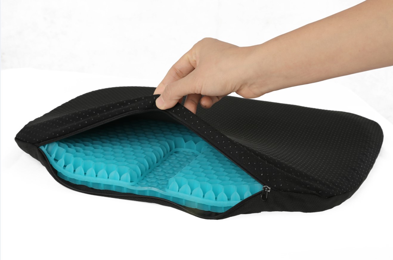 New fourth-generation egg summer gel seat cushion, honeycomb car seat cushion, breathable soft cushion, ice cushion, cooling cushion, student seat cushion pic 23