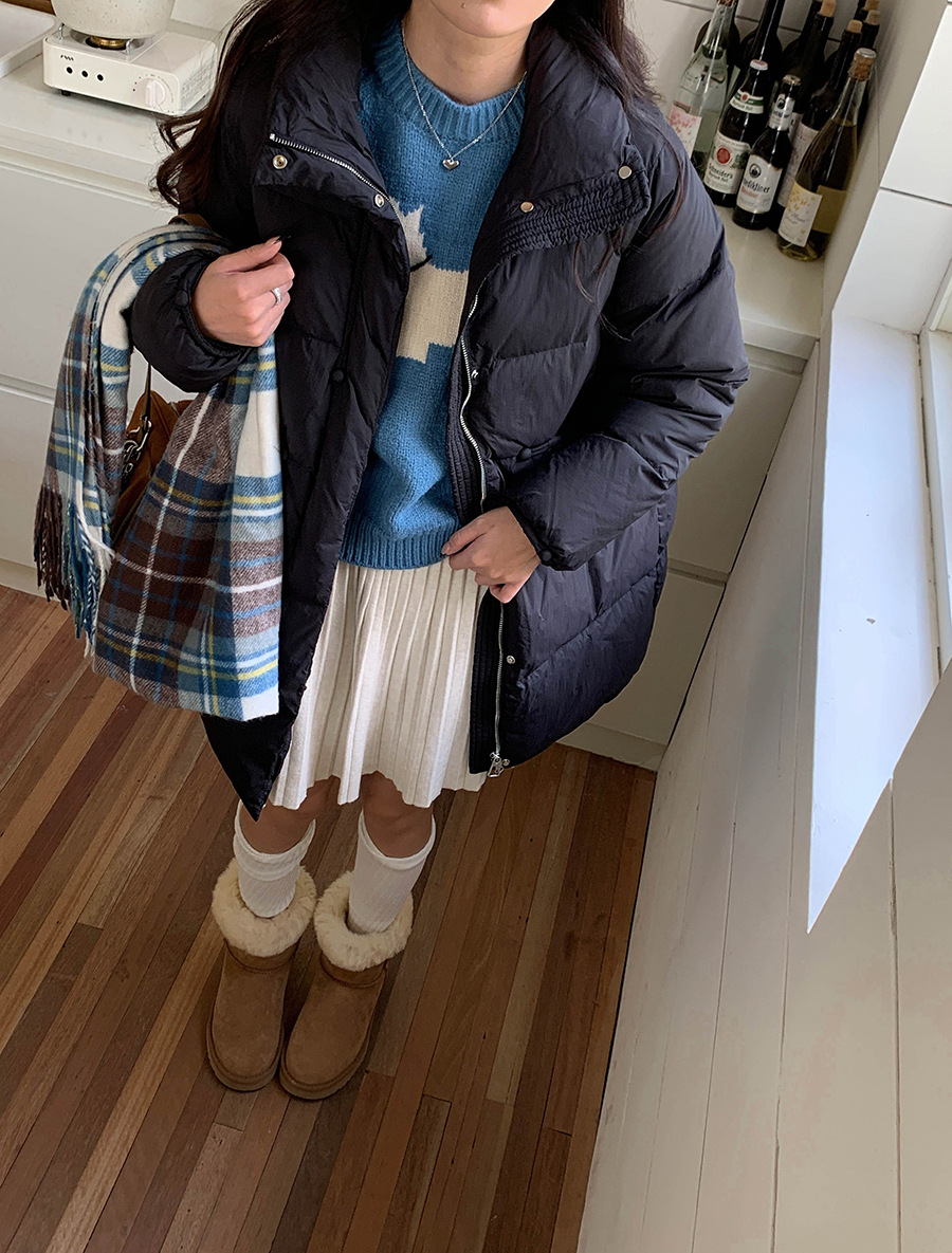 3th Morning North Island Park Korean Style Youthful Dog Embroidered Round Neck Pullover Sweater ZY2381 pic 27