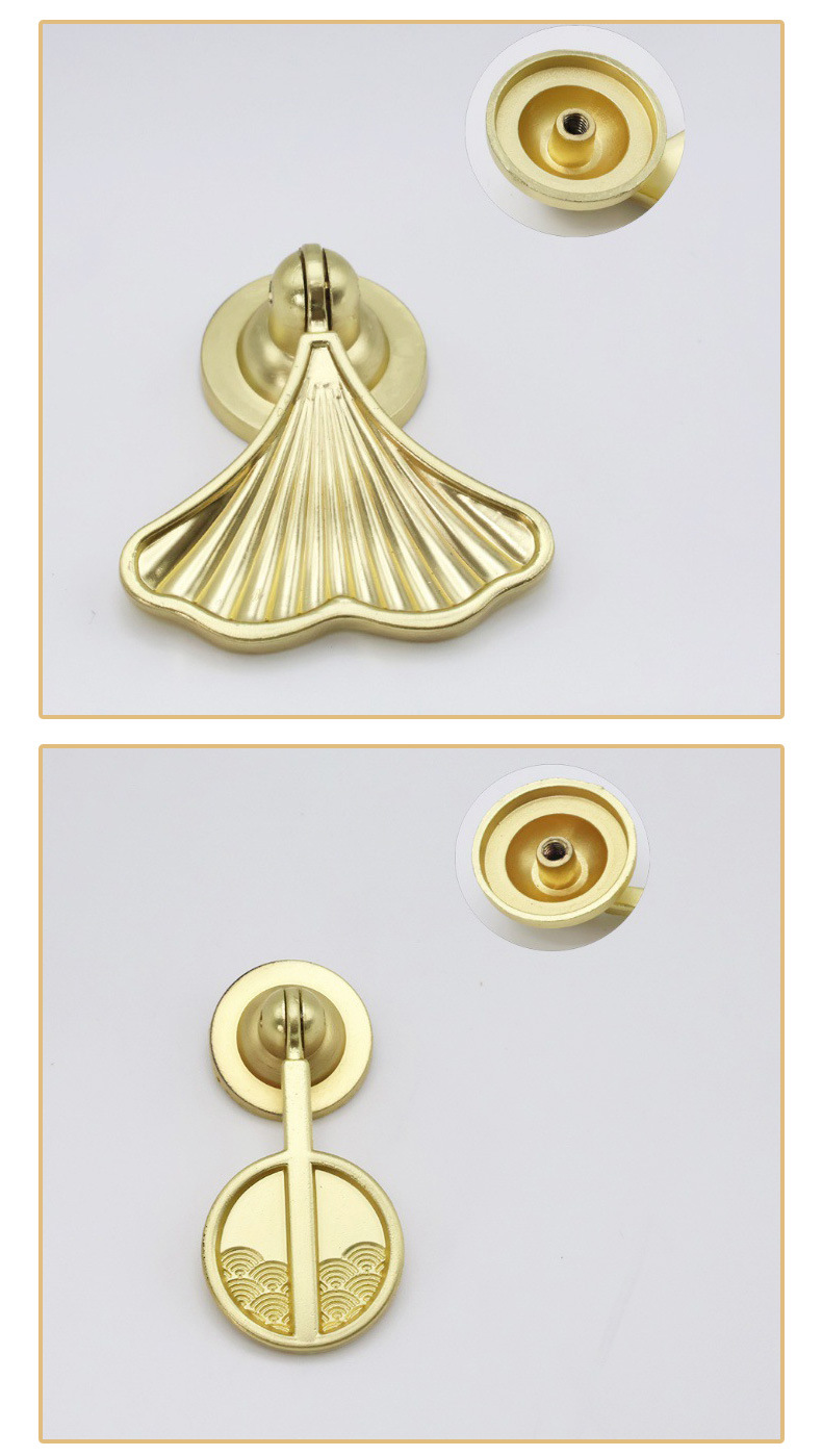 New Chinese-style solid handle zinc alloy single-hole light luxury furniture hardware wardrobe, cabinet drawer door handle is now available pic 11