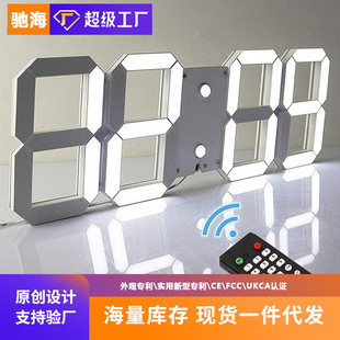 2023新款LED大屏数码万年历电子时钟 会议室医院钟表大挂钟挂墙详情6