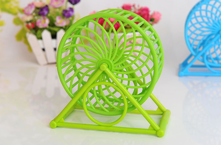 仓鼠用品 仓鼠跑轮塑料 大号滚轮仓鼠转轮支架宠物玩具厂家批发详情5