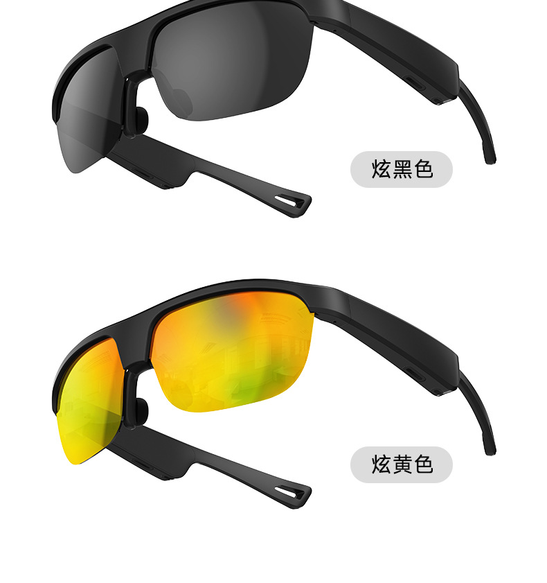 智能眼镜无线蓝牙耳机太阳镜听音乐打电话导航驾车偏光科技墨镜详情21