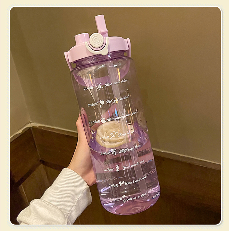 大容量水杯夏季高颜值女生杯子耐高温运动吸管杯水壶吨吨桶塑料杯详情12