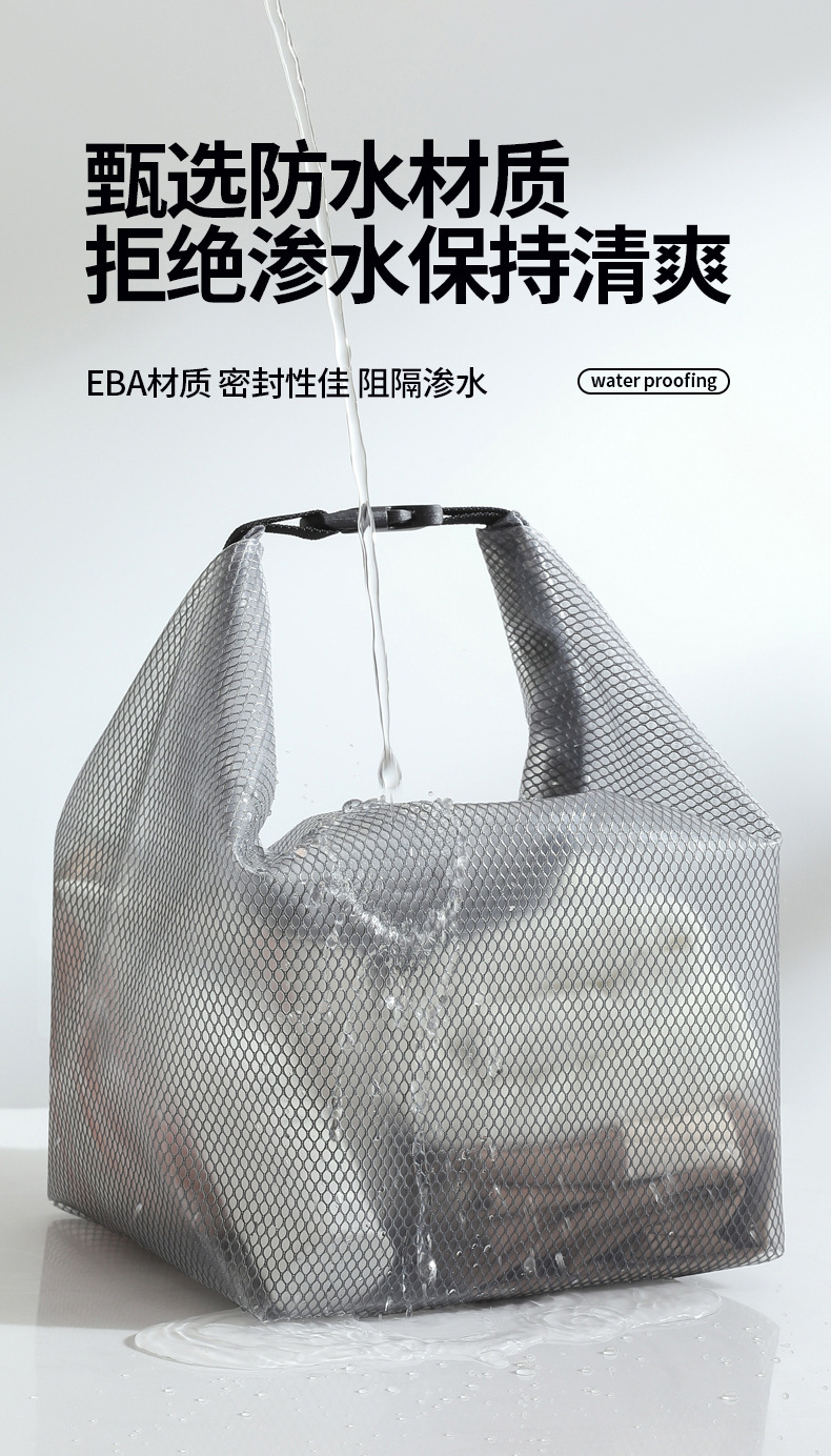 新款防水收纳包高颜值防污耐脏化妆品收纳包斜跨手提收纳袋详情6