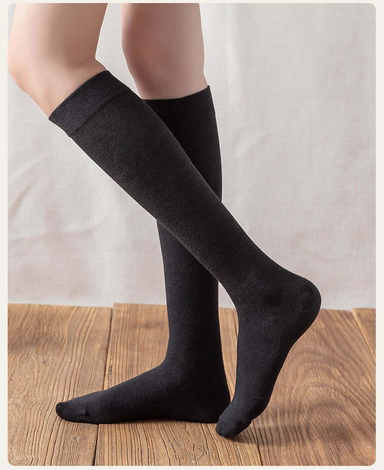Calcetines de piso one piece generation presión piernas delgadas calcetines de pantorrillas de presión fuerte calcetines de mujer medias medias otoño invierno ins maré alto jk color sólido calcetines de algodón one piece generation pic 15