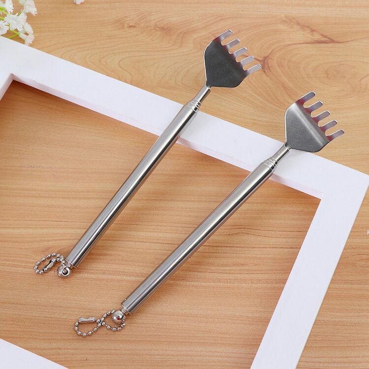 All-steel handle five-section, no need to ask for help, stainless steel itch-scratching rake, telescopic itch-scratching, elderly joy, filial son hand scratch-back device wholesale pic 15