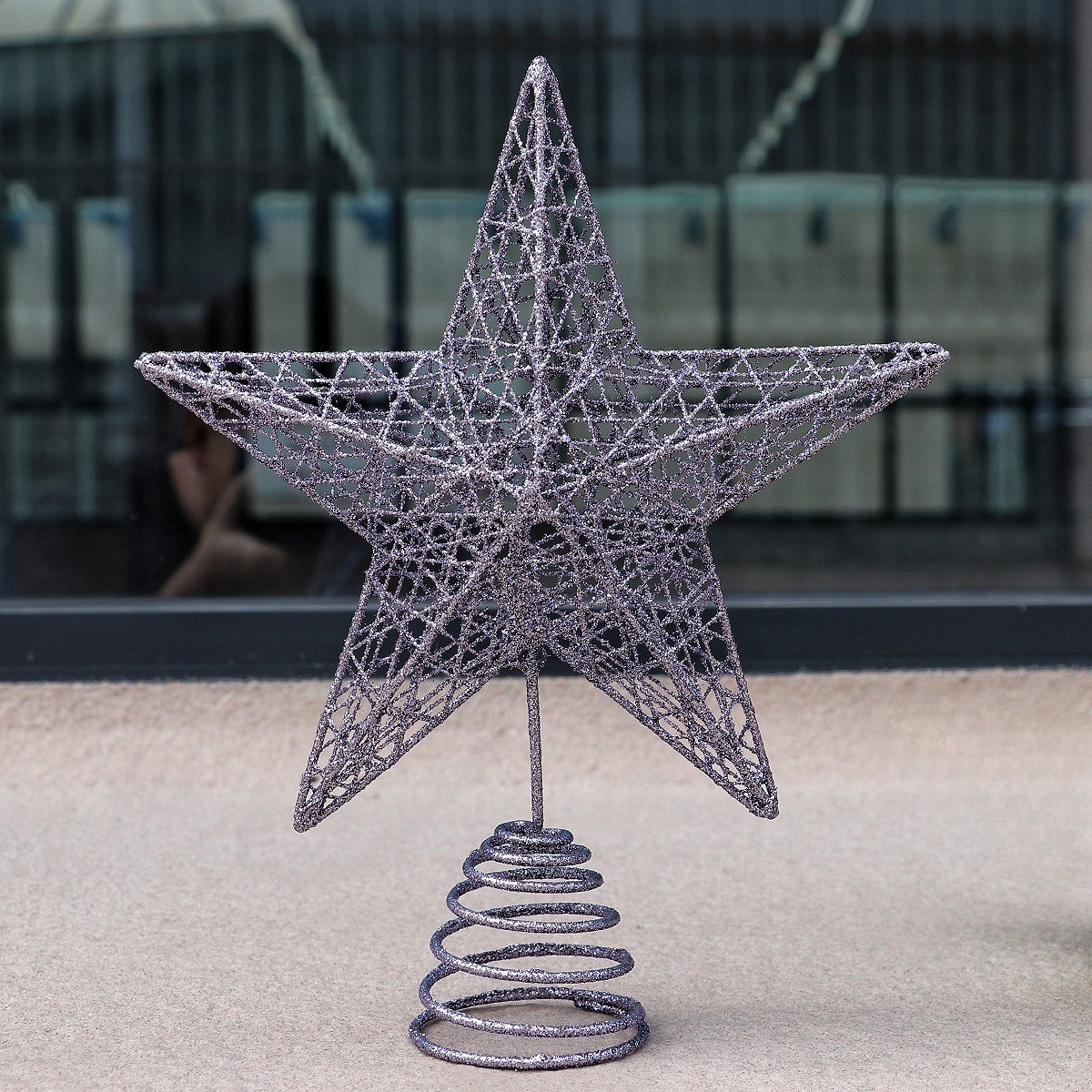 2025圣诞节树顶星铁艺发光五角星灯圣诞树顶灯顶星带灯装饰用礼品详情15