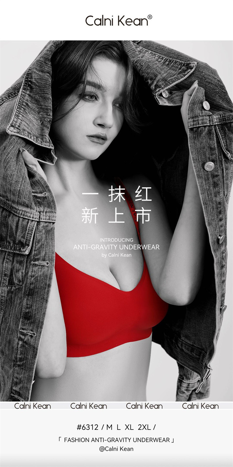 维密同款 软支撑内衣女大胸显小胸聚拢提拉防下垂收副乳文胸套装详情4