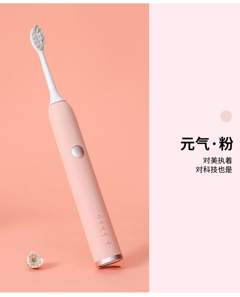 磁悬浮电动牙刷扫振成人款软毛情侣声波家用充电款電動牙刷批发详情19